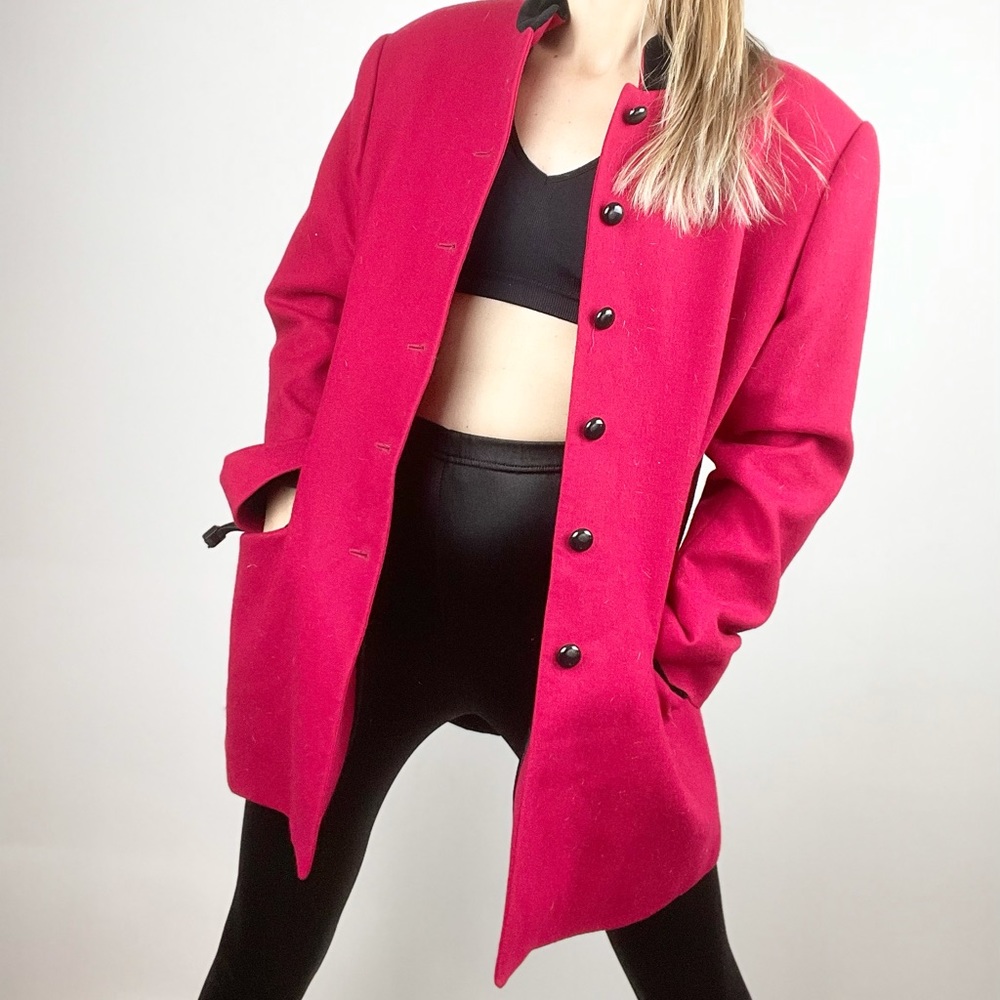 MAURICES | VINTAGE 90s Button-Up Long Boxy Big Suit Jacket